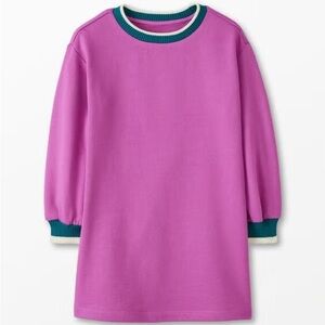 Hanna Andersspon Long Sleeve French Terry Dress (Meadow Mauve) - Size 8